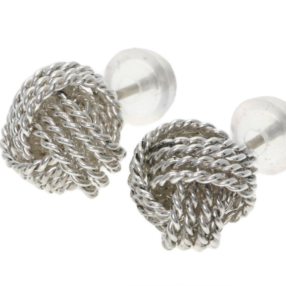 Tiffany & Co. Silver Knot Earrings
